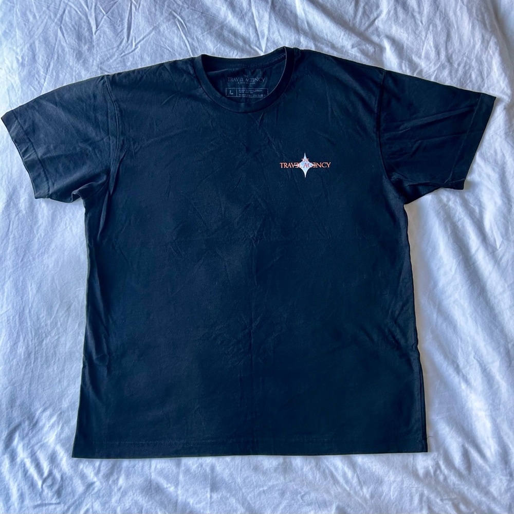 Black Short Sleeve Tee The Travel Agency
